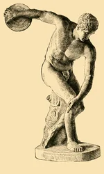 Atleta greco che lancia il disco, 1890