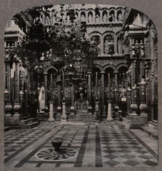 Cattedrale greca nella Chiesa del Santo Sepolcro, Gerusalemme, c1900