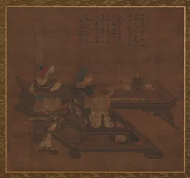 Guan Yu e Zhou Cang, dinastia Ming, 1368-1644