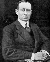 Guglielmo Marconi, inventore italiano, c1920