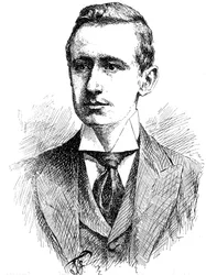 Guglielmo Marconi, fisico e inventore italiano e pioniere della telegrafia senza fili, 1906