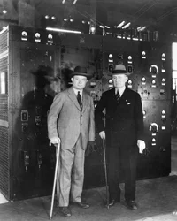 Guglielmo Marconi e David Sarnoff