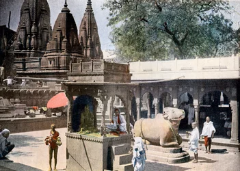 Pozzo della Conoscenza Gyan Bapi, Varanasi, India, c1890