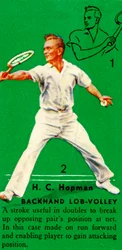 H. C. Hopman - Backhand Lob-Volley