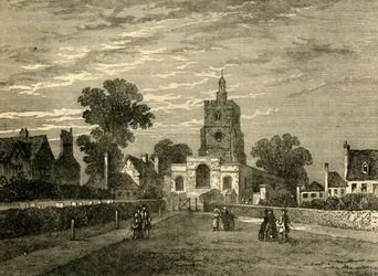 Chiesa di Hackney, c1876
