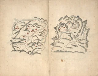 Mappa di Haedong. Mappa di Hosŏ.