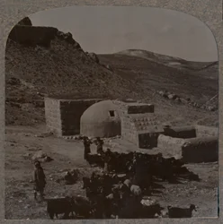 Locanda a metà strada nel viaggio di Gerico, c1900