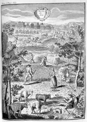 Raccolta del fieno, 1775