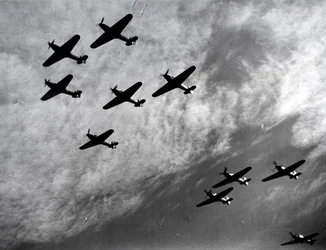 Hawker Hurricanes in formazione, Battaglia d