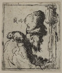 Testa di un cacciatore di topi, XVII secolo