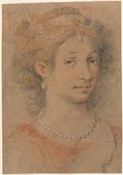 Testa di una donna, 1600s