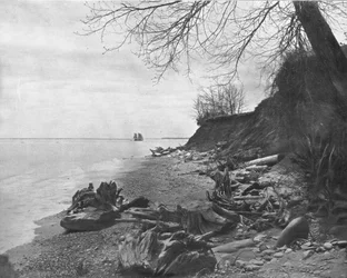 Verso la riva, Lago Michigan, USA, c1900