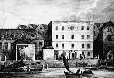 Quartier generale dei mercanti anseatici o Esterlings a Londra, 1667