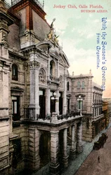 Sede del Jockey Club, Calle Florida, Buenos Aires, Argentina, inizio XX secolo