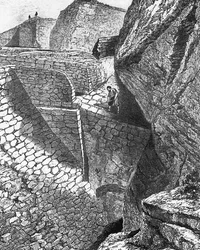 Scavi di Heinrich Schliemann a Troia. Da: Dei, tombe e studiosi di C. W. Ceram