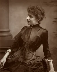 Helen Maud Holt, Mrs Beerbohm Tree, attrice britannica, 1884