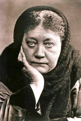 Helena Blavatsky, autrice russa e fondatrice della Teosofia, 1889