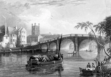 Ponte di Henley, Henley-on-Thames, Londra, 1803