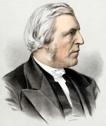 Henry Allon 1818-1892, divino congregazionale inglese, c1880
