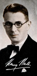 Henry Hall, bandleader inglese, 1935
