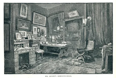 Il camerino di Henry Irving