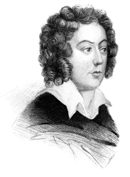 Henry Purcell, compositore barocco inglese del XVII secolo, c. 1850