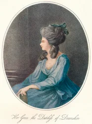Sua Grazia la Duchessa del Devonshire, XVIII secolo, 1904