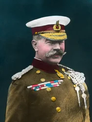 Herbert Kitchener, 1° Conte Kitchener, soldato britannico, inizio XX secolo