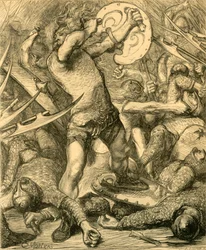 Hereward che si fa strada attraverso l