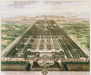 Herrenhausen: Castello e giardini, c. 1745