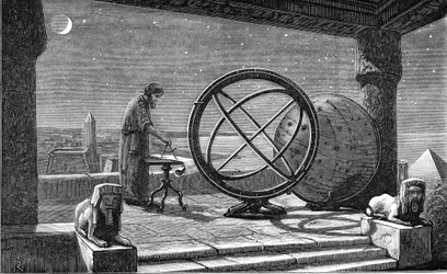 Ipparco, astronomo greco antico, II secolo a.C. c1880