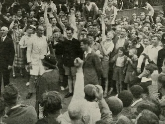Sua Maestà al campo dei ragazzi a Southwold, 1937