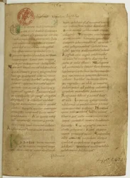 Historia Brittonum di Nennius. Prima pagina del manoscritto, XI secolo