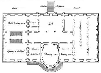I piani originali di Hoban per la Casa Bianca, XVIII secolo