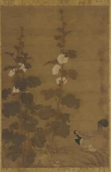 Malvarose e anatre, dinastia Ming, 1368-1644