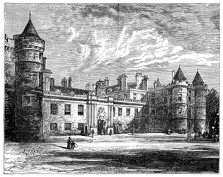 Palazzo di Holyrood, Edimburgo, 1900