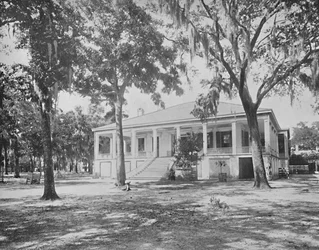 Casa di Jefferson Davis, Beauvoir, Louisiana, c1897