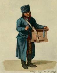 Arpa a uncino e organetto. Tipi di musicisti di Praga, 1948