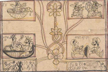 Oroscopo con disegni floreali