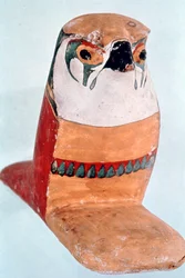 Falco di Horus da Tebe, Egitto, XIII-XII secolo a.C.