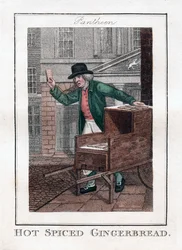 Pan di zenzero speziato caldo, Pantheon, Londra, 1806