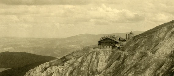Hotel sullo Schneeberg, Bassa Austria, c1935