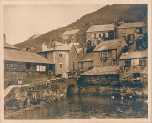 Casa su palafitte - Polperro, 1927