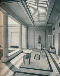 Casa in Grosvenor Road Westminster - La Stoa guardando a ovest. G. e A. Gilbert Scott, architetti