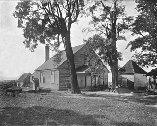 Casa in cui morì Stonewall Jackson, Richmond, Virginia, USA, c1900