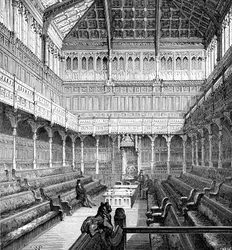 Camera dei Comuni, Westminster, Londra, 1900