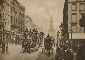 Come Londra è cambiata da quando i passeggeri esterni indossavano i cilindri, c1900, c1935