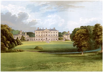 Howick Hall, Northumberland, casa di Earl Grey, c. 1880