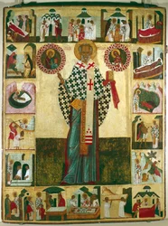 Icona di San Nicola, russo
