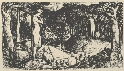Vita pastorale ideale riprodotta per il Memoir di Calvert, 1904